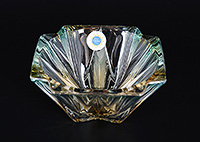 Конфетница из богемского стекла (Ваза для конфет) 14,5 см