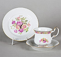 Подарочный чайный набор фарфоровый 3 предмета