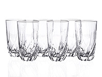 Набор бокалов для воды из стекла (стаканы) 470 мл