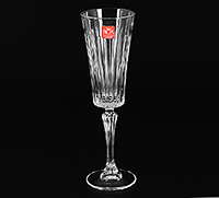 Набор бокалов для шампанского из стекла (фужеры) 210 мл
