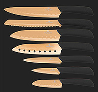 Набор кухонных ножей из алюминия 7 предметов