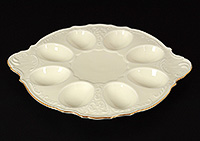 Тарелка для яиц фарфоровая (Поднос для яиц) 25 см