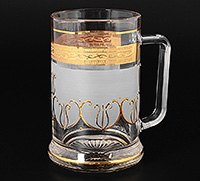 Кружка для пива из богемского стекла (Пивная кружка)  500 мл