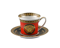 Кофейная чашка с блюдцем фарфоровая (Шапо кофейное или пара) 100 мл эспрессо