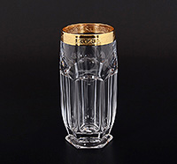 Набор бокалов для воды из богемского стекла (стаканы) 300 мл