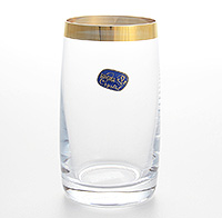 Набор бокалов для воды из богемского стекла (стаканы) 250 мл