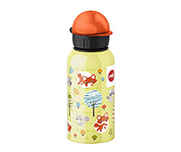 Бутылка детская питьевая из пластика и алюминия 400 мл