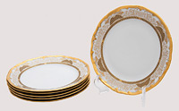 Набор фарфоровых тарелок 24 см