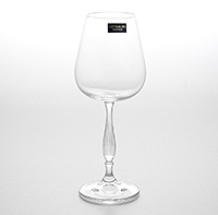 Набор бокалов для вина из богемского стекла (фужеры) 260 мл