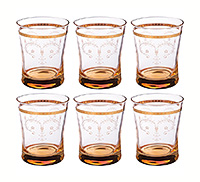 Набор бокалов для воды из хрусталя (стаканы) 300 мл