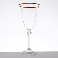 Набор бокалов для вина из стекла (фужеры) 350 мл