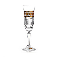 Набор бокалов для шампанского из хрусталя (фужеры) 170 мл