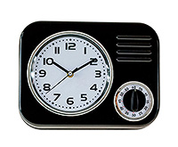 Часы кухонные с таймером из пластика 31x23,5x7,2 см