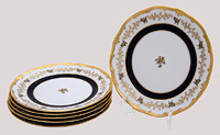 Набор фарфоровых тарелок 17 см