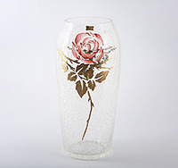 Ваза для цветов (цветочница) из стекла 40 см