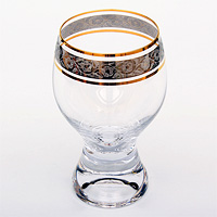 Набор бокалов для воды из богемского стекла (стаканы) 340 мл