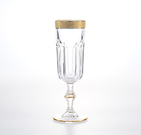 Набор бокалов для шампанского из стекла (фужеры)
