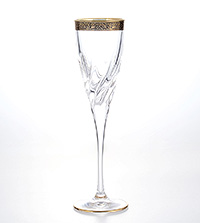 Набор бокалов для шампанского из стекла (фужеры) 120 мл