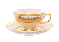 Набор чайных чашек с блюдцами фарфоровых (Набор чайных пар или шапо) 220 см