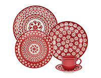 Чайно-столовый сервиз керамический 20 предметов (обеденный сервиз)