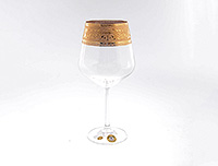 Набор бокалов для вина из богемского стекла (фужеры) 570 мл