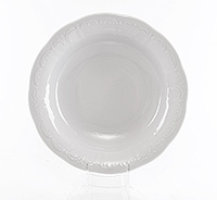 Тарелка глубокая (суповая) фарфоровая 21 см
