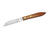 Нож кухонный универсальный из нержавеющей стали и дерева 17 см