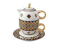 Подарочный чайный набор фарфоровый 4 предмета
