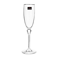 Бокал для шампанского из хрустального стекла (фужер) 190 мл