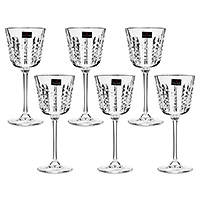 Набор бокалов для вина из хрустального стекла (фужеры) 250 мл