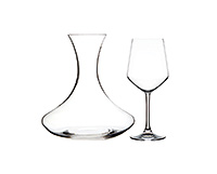 Набор для вина из стекла (декантер и бокалы)