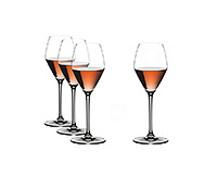 Набор бокалов из хрусталя (фужеры) для дегустации розовых и игристых вин