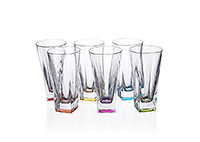 Набор бокалов для воды из стекла (стаканы) 380 мл
