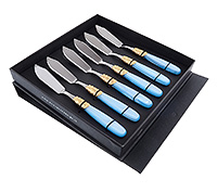 Набор столовых ножей для рыбы 6 предметов из нержавеющей стали