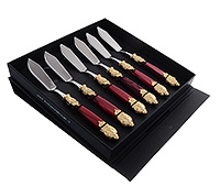 Набор столовых ножей для рыбы 6 предметов из нержавеющей стали
