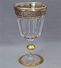 Набор бокалов для вина из богемского стекла малые (фужеры)