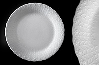 Набор тарелок из костяного фарфора 20 см