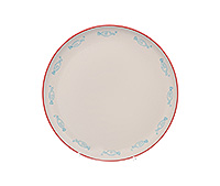 Набор керамических тарелок 26x26x3 см