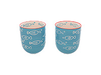 Набор бокалов для воды из керамики (стаканы) 200 мл