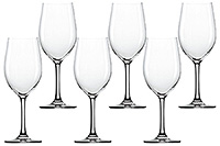 Набор бокалов для вина из хрустального стекла (фужеры) 370 мл