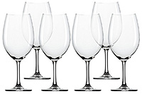 Набор бокалов для шампанского из хрустального стекла (фужеры) 650 мл