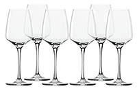 Набор бокалов для вина из хрустального стекла (фужеры) 350 мл
