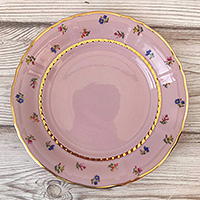 Набор фарфоровых тарелок 25 см