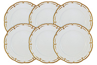 Набор тарелок из костяного фарфора 21 см