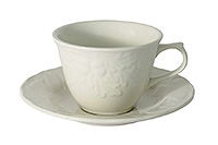 Чайная чашка с блюдцем керамическая (Шапо чайное или пара) 200 мл