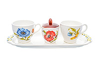Подарочный чайный набор керамический 5 предметов
