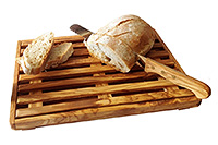 Разделочная доска из оливкового дерева для хлеба 31 см