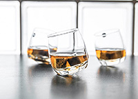 Набор бокалов для виски из стекла (стаканы) 200 мл