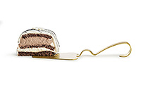 Лопатка для торта из металла 24,5x7,7x3,5 см