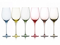 Набор хрустальных бокалов для вина (фужеры) 400 мл